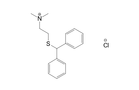 N,N-dimethyl-2-[(diphenylmethyl)thio]ethylamine, hydrochloride