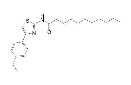 N-[4-(4-ethylphenyl)-1,3-thiazol-2-yl]undecanamide