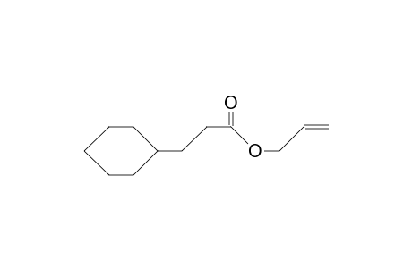 Cyclohexanepropionic acid allyl ester