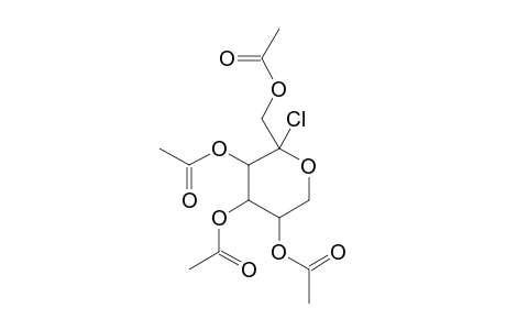 Acetic acid, 3,5-diacetoxy-2-acetoxymethyl-2-chlorotetrahydropyran-4-yl ester