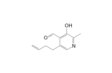 3-Hydroxy-5-(3'-butenyl)-2-methyl-4-pyridinecarbaldehyde