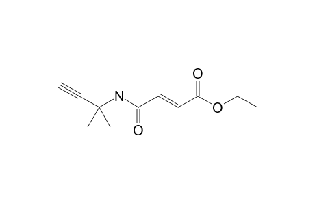 Ethyl 3-(1,1-dimethylprop-2-ynylcarbamoyl)acrylate