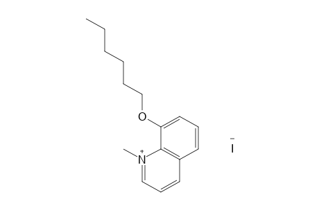 8-(hexyloxy)-1-methylquinolinium iodide