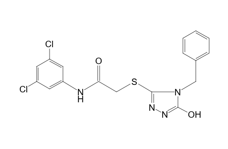 2-[(4-benzyl-5-hydroxy-4H-1,2,4-triazol-3-yl)thio]-3',5'-dichloroacetanilide