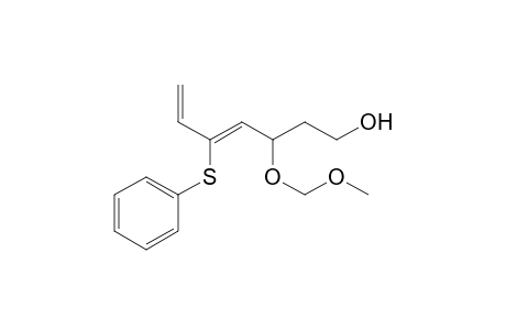 4,6-Heptadien-1-ol, 3-(methoxymethoxy)-5-(phenylthio)-, (Z)-(.+-.)-