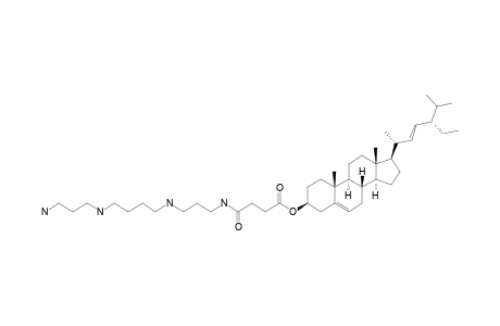 (3-BETA,22E)-STIGMASTA-5,22-DIEN-3-YL-4-(12-AMINO-4,9-DIAZADODECYLAMINO)-4-OXO-BUTANOATE