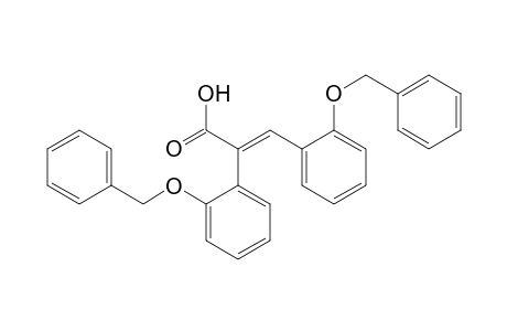 2-Propenoic acid, 2,3-bis(2-phenylmethoxyphenyl)-