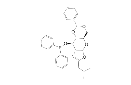 2-Isobutyl-4,5-(4,6-o-benzylidene-3-o-(diphenylphosphino)-1,2-dideoxy-alpha-D-glucopyrano)-[2,1-D]-2-oxazoline