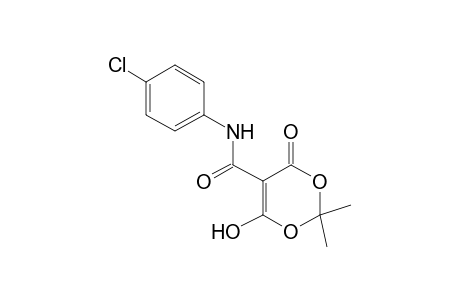 4'-chloro-2,2-dimethyl-6-hydroxy-4-oxo-m-dioxin-5-carboxanilide