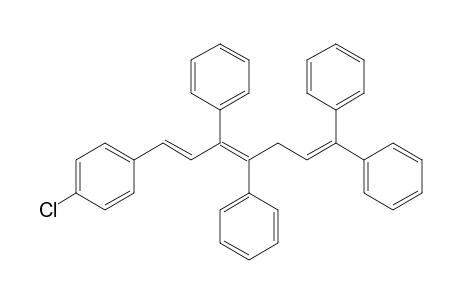 1,1,4,5-Tetraphenyl-7-(p-chlorophenyl)hepta-1,4,6-triene