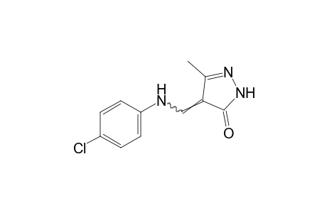 4-[(p-chloroanilino)methylene]-3-methyl-2-pyrazolin-5-one