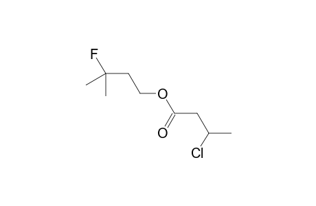 3-Fluoro-3-methylbutyl 3-chlorobutanoate