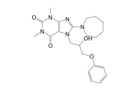 8-hexahydro-1H-azepin-1-yl-7-(2-hydroxy-3-phenoxypropyl)-1,3-dimethyl-3,7-dihydro-1H-purine-2,6-dione