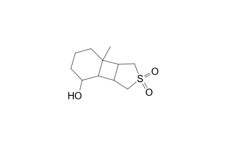 Benzo[3,4]cyclobuta[1,2-c]thiophene-4-ol, decahydro-7a-methyl-, 2,2-dioxide, (3a.alpha.,3b.beta.,4.alpha.,7a.alpha.,7b.alpha.)-(.+-.)-