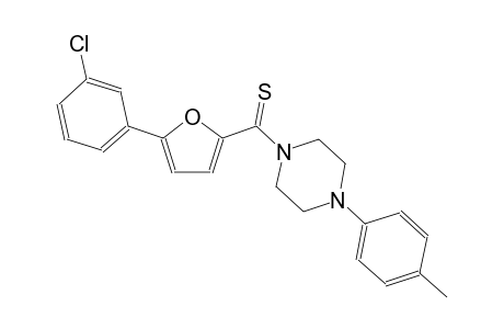 1-{[5-(3-chlorophenyl)-2-furyl]carbothioyl}-4-(4-methylphenyl)piperazine