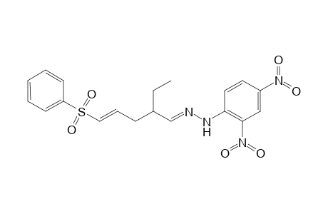 2,4-Dinitrophenylhydrazone Der. Of (E)-2-ethyl-4-iodo-5-(phenylsulfonyl)-4-pentenal