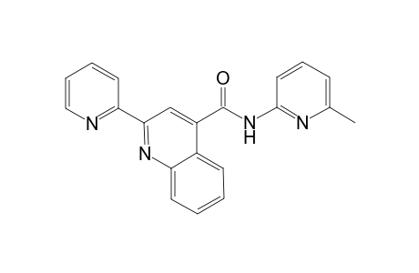 4-quinolinecarboxamide, N-(6-methyl-2-pyridinyl)-2-(2-pyridinyl)-