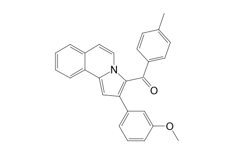 (2-(3-methoxyphenyl)pyrrolo[2,1-a]isoquinolin-3-yl)(p-tolyl)methanone