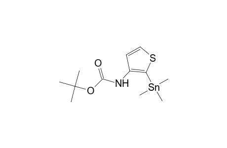N-(2-trimethylstannyl-3-thienyl)carbamic acid tert-butyl ester