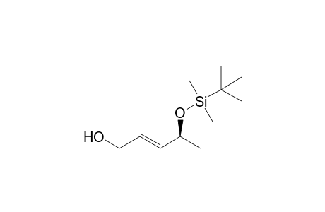 (2E,4S)-4-[(tert-Butyldimethylsilyl)oxy]-2-pentenol