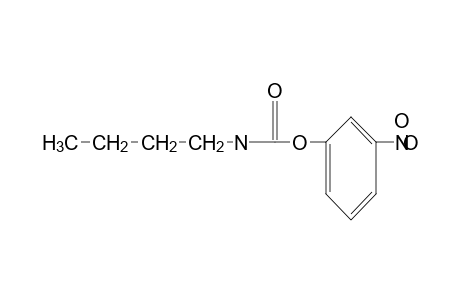 butylcarbamic acid, m-nitrophenyl ester