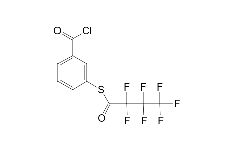 3-(Heptafluorobutyrylthio)benzoyl chloride