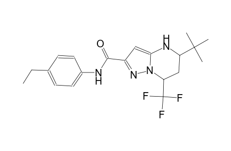 5-tert-butyl-N-(4-ethylphenyl)-7-(trifluoromethyl)-4,5,6,7-tetrahydropyrazolo[1,5-a]pyrimidine-2-carboxamide