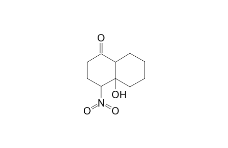 4a-Hydroxy-4-nitroperhydronaphthalen-1-one