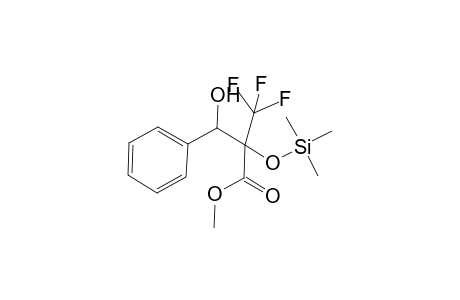 3,3,3-trifluoro-2-[hydroxy(phenyl)methyl]-2-trimethylsilyloxy-propionic acid methyl ester