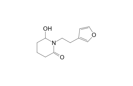 N-(2-(3-Furyl)ethyl)-6-hydroxy-2-piperidinone