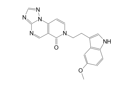 pyrido[3,4-e][1,2,4]triazolo[1,5-a]pyrimidin-6(7H)-one, 7-[2-(5-methoxy-1H-indol-3-yl)ethyl]-