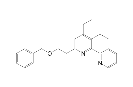 6-(2-Benzyloxyethyl)-3,4-diethyl-2-(2-pyridyl)pyridine