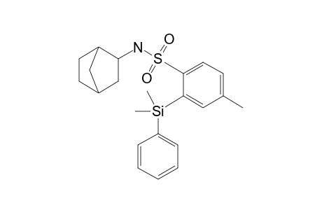 exo-N-{2-[Dimethyl(phenyl)silyl]-4-methylphenylsulfonyl}bicyclo[2.2.1]heptan-2-ylamine