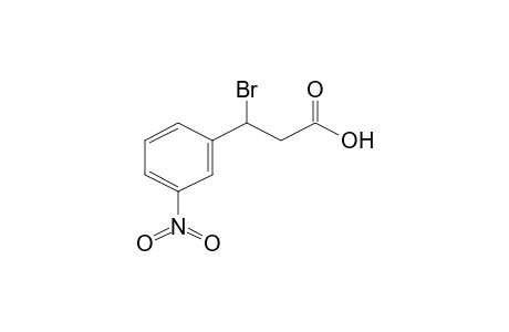 3-Bromo-3-(3-nitrophenyl)propanoic acid