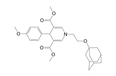 1-[2-(1-adamantyloxy)ethyl]-4-(4-methoxyphenyl)-4H-pyridine-3,5-dicarboxylic acid dimethyl ester