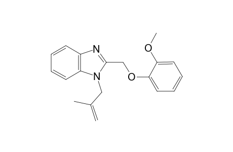 1H-1,3-Benzimidazole, 2-[(2-methoxyphenoxy)methyl]-1-(2-methyl-2-propenyl)-