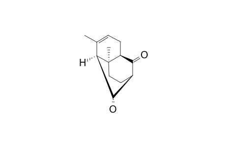 (+/-)-(1R*,2R*,3S*,7R*,8S*)-2-HYDROXY-4,8-DIMETHYLTRICYCLO-[5.3.1.0(3,8)]-UNDEC-4-EN-11-ONE