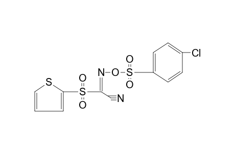 [(2-thienyl)sulfonyl]glyoxylonitrile, O-[(p-chlorophenyl)sulfonyl]oxime