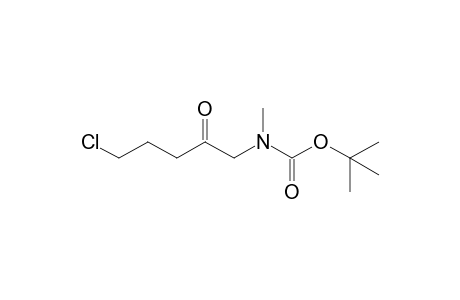 1,1-Dimethylethyl methyl(5-chloro-2-oxopentyl)carbamate