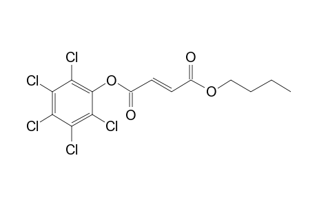 Fumaric acid, butyl pentachlorophenyl ester