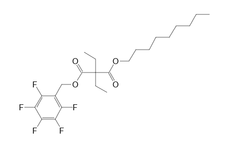 Diethylmalonic acid, nonyl pentafluorobenzyl ester