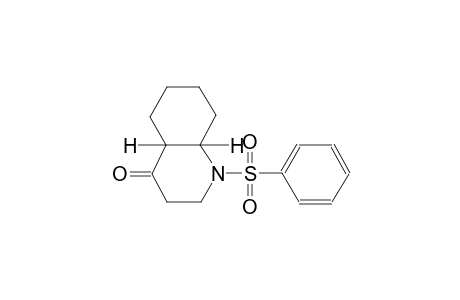 4(1H)-quinolinone, octahydro-1-(phenylsulfonyl)-, (4aS,8aR)-