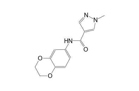 N-(2,3-dihydro-1,4-benzodioxin-6-yl)-1-methyl-1H-pyrazole-4-carboxamide