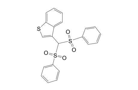 3-(Dibesylmethyl)benzothiophene