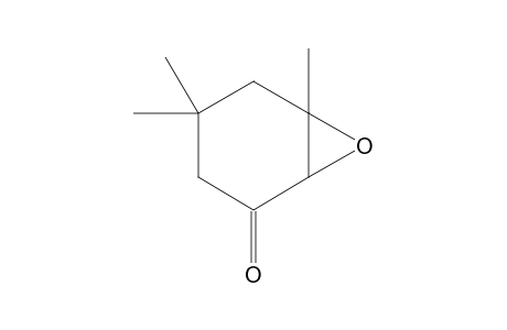 7-Oxabicyclo[4.1.0]heptan-2-one, 4,4,6-trimethyl-
