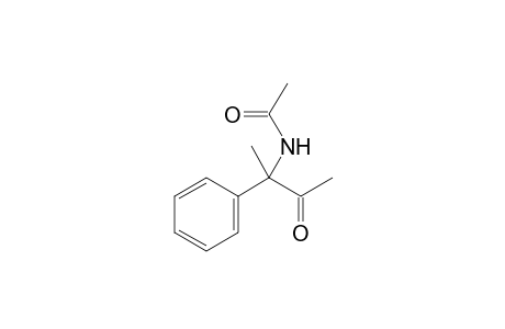 N-(1-methyl-2-oxo-1-phenyl-propyl)acetamide