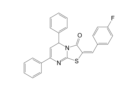 2-(4-Fluorobenzylidene)-5,7-diphenyl-5H-thiazolo[3,2-a]pyrimidin-3(2H)-one