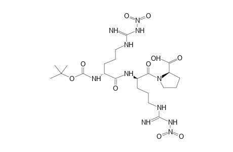 TERT-BUTYLOXYCARBONYL-[N(OMEGA)-NITRO]ARGININE-[N(OMEGA)-NITRO]ARGININE-PROLINE TRIPEPTIDE