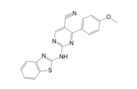 2-(1,3-Benzothiazol-2-ylamino)-4-(4-methoxyphenyl)-5-pyrimidinecarbonitrile