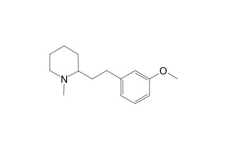2-(3-Methoxyphenethyl)-1-methylpiperidine